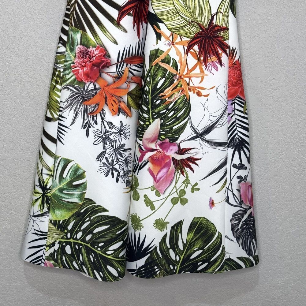 Clover Canyon Dress Womens Small Tropical Floral Print Sleeveless Cutout USA - Picture 8 of 10